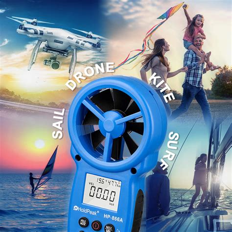 Holdpeak Digital Anemometer Wind Speed Meter Airflow Gauge India | Ubuy
