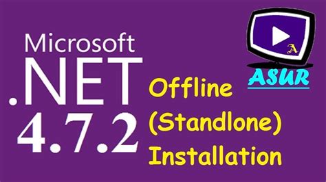 How to download NET Framework 4.7.2 offline installer