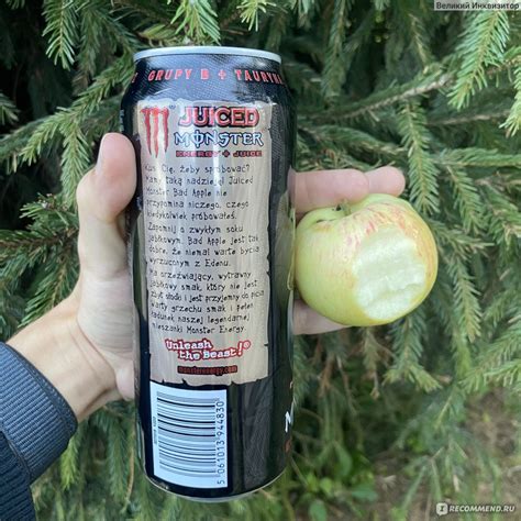Энергетический напиток Monster Energy Bad Apple - «🎃Не люблю я яблочный ...