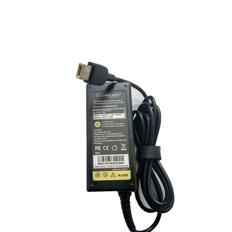 Buy LENOVO Compatible 65W 20V Square Tip Laptop Adapter - tpstech.in