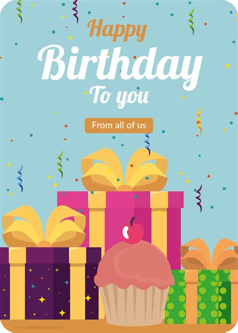 Free Birthday Gift Card Template – AYTLY