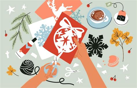 Mains de femmes coupées décor pour la décoration de la maison Processus ...