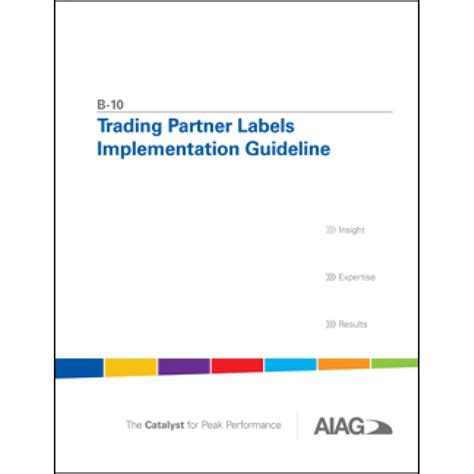 B-10 Trading Partner Labels Implementation Guideline - Engineering ...