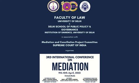 Call For Papers, International Conference, Alternative Dispute ...