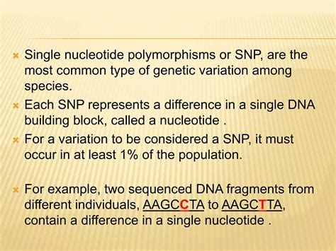 Image result for SNP Examples in Bio