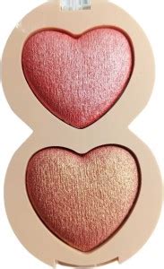 WECHARMERZ Love Time Cheek Professional Radiant Baked Blusher pallet 2 ...
