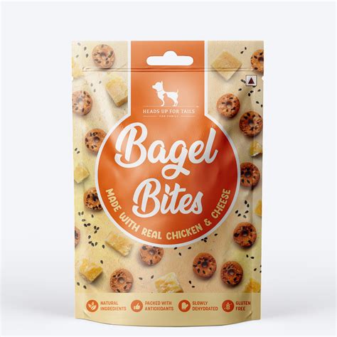 HUFT Bagel Bites Made With Real Chicken & Cheese Treat For Dog - 140 g ...