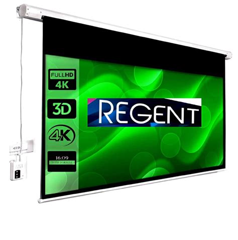 Regent Projection Screens 16:9 HD Automatic Remote Controlled Motorized ...