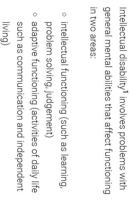 What is intellectual disability. - Brainly.in