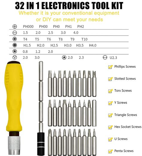 [MBPSK-5] 32 in 1 Precision Screwdriver Set with Extension Rod