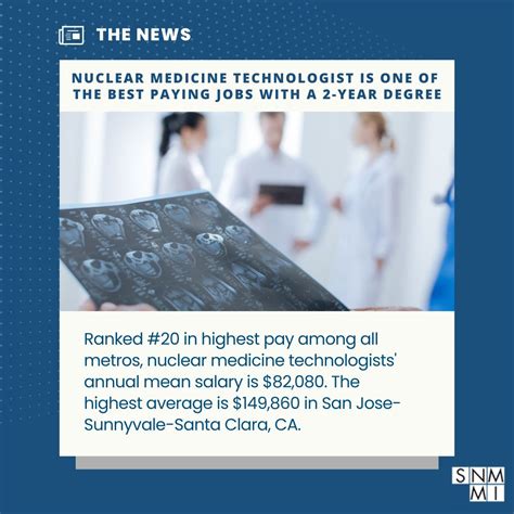 Nuclear medicine technologists hold one of the highest-paid jobs in the nation that require only ...