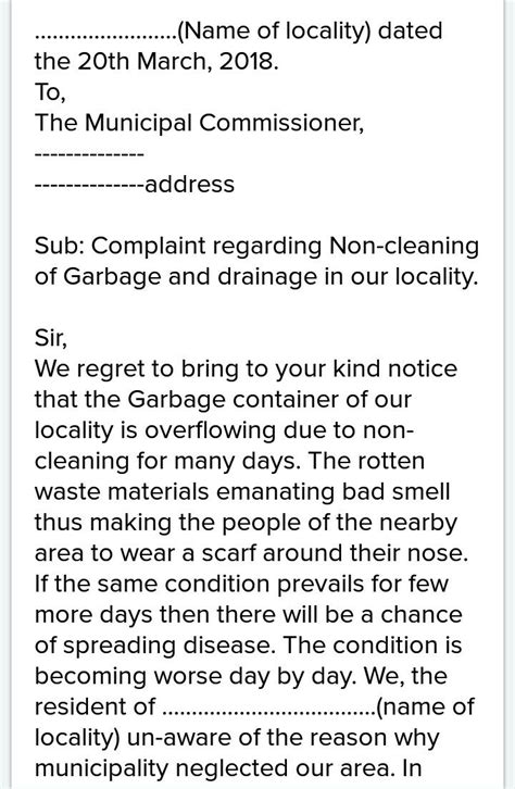 Please help me to write formal letter... People in your community are ...