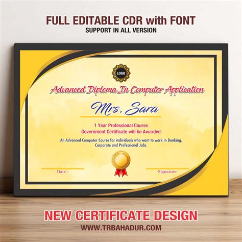 Image result for Certificate of Computer Design