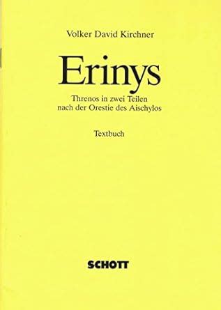Amazon.in: Buy Erinys: Threnos in Zwei Teilen Nach Der Orestie Des ...