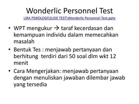Image result for Wonderlic Sample Test