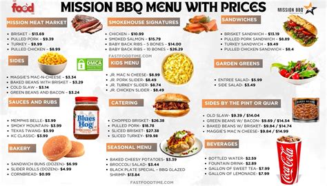 Mission BBQ Menu With Prices | Order Online Delivery