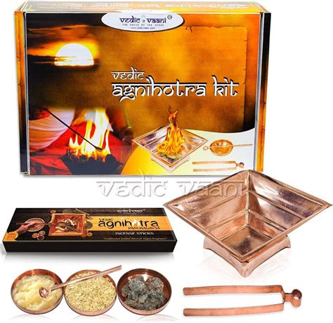 Vedic Vaani Agnihotra Kit: Copper Havan Kund Set India | Ubuy
