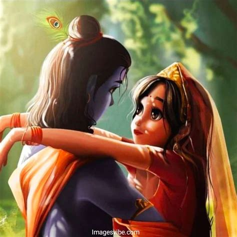 Radha Krishna Cute Wallpapers - Wallpaper Cave
