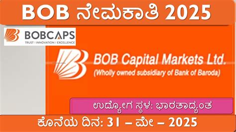 BOB Capital Markets Recruitment 2025 | 63 Business Development Manager ...