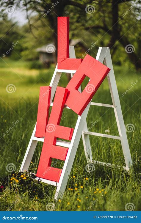 Red Word Love Ladder Stock Photos - Free & Royalty-Free Stock Photos ...