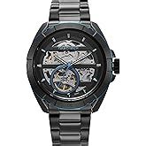 Fastrack Automatic Black Dial Black Leather Strap Watch for Guys ...