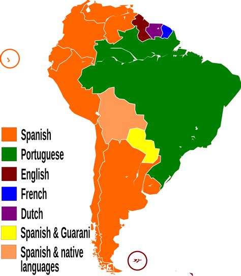 South America Time Zone Map - Guide of the World