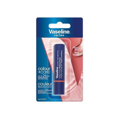 Buy Vaseline Lip Care | Colour+Care Mellow Rose Tinted Lip Balm Stick ...