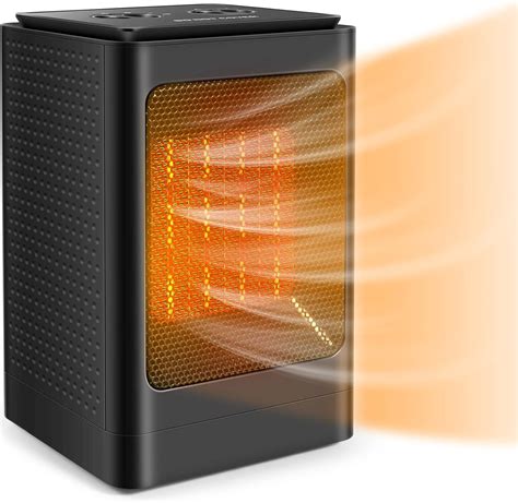 Buy Space Heater, 750W1500W PTC Ceramic space heater with thermostat, 3 ...