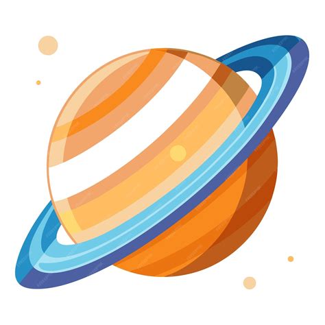Saturn planet clipart vector art and illustration | Premium AI ...