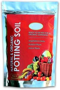 VibeX ™ LXI-823 Organic Potting Soil Mix Fertilizer for Plants Potting ...