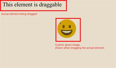 Drag Drop JavaScript API 的图像结果