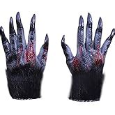 Buy brown leaf® Horror Halloween Ghost Devil Alien Hand Scary Gloves ...