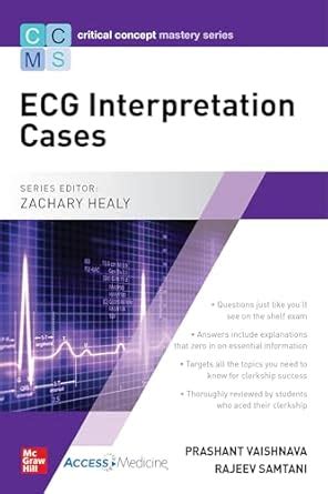 Buy Critical Concept Mastery Series: ECG Cases Book Online at Low ...