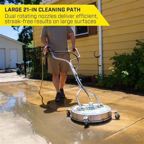 SurfaceMaxx Walk-Behind 21-in up to 4500-PSI Rotating surface cleaner ...