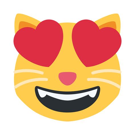 Cat Heart Eyes Emoji 2