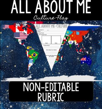 All About Me: Culture Flag (Non-Editable) by The History Llama | TPT