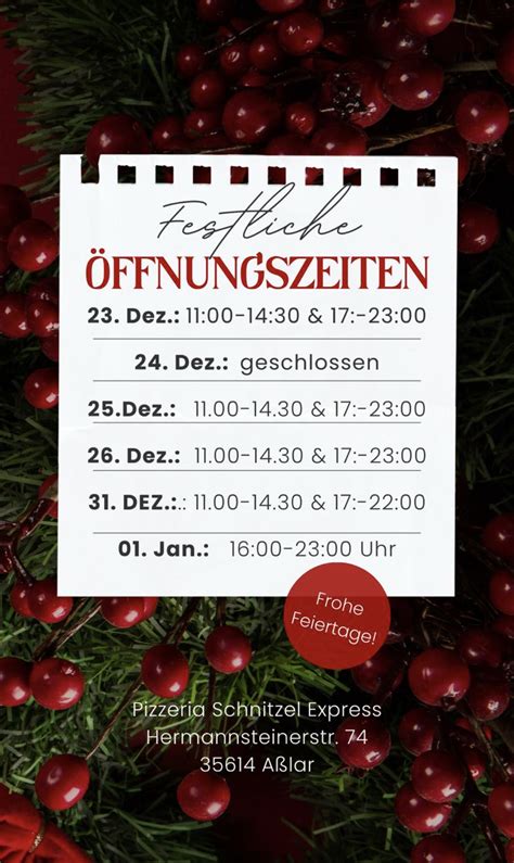 Willkommen bei Pizzeria Schnitzel Express in Asslar