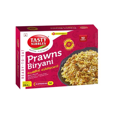 PRAWNS BIRYANI 284GM – Tasty Nibbles Frozen