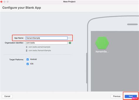 Make First Xamarin App Visual Studio 的图像结果