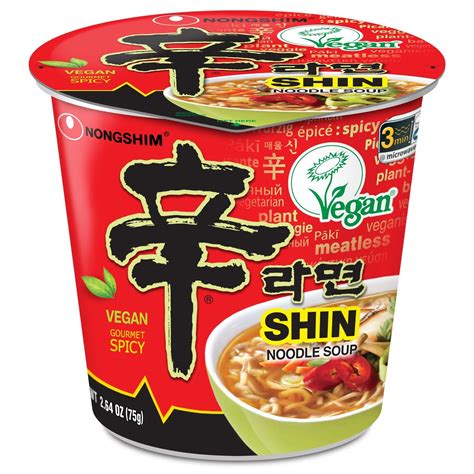 shin ramyun vegan, 2.64 ounce, pack of 6, Exclusive Box of 1 : Amazon ...
