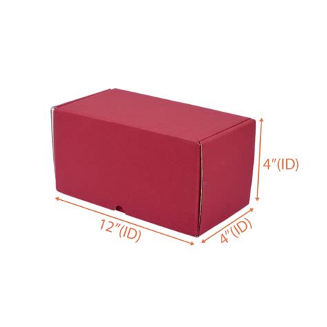 Pizza Box (Red + White) - 12 x 4 x 4 Inch | Packaging Boxes