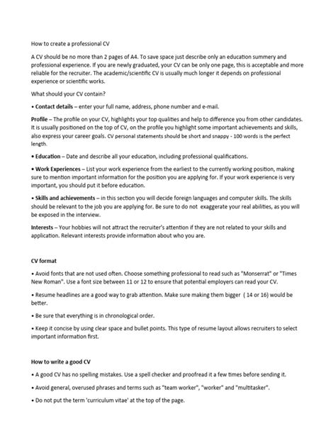 Image result for How to Create a CV Using a Computer