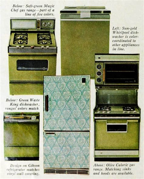 Crazy, colorful retro kitchens from the '60s, with bright & bold ...