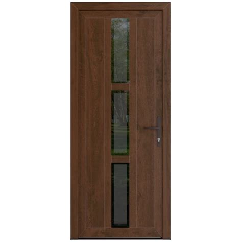 Vdom doors Front Exterior Prehung Metal-Plastic Door Frosted Glass ...
