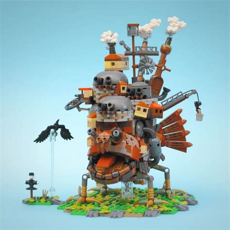 Mobile Moving Castle Splicing Toy Model Building Blocks – Sociable ...