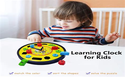Buy FunBlast Learning Clock for Kids, Clock Puzzle Toy, Time Learning ...