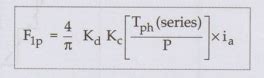 M.M.F. of Distributed A.C. Windings