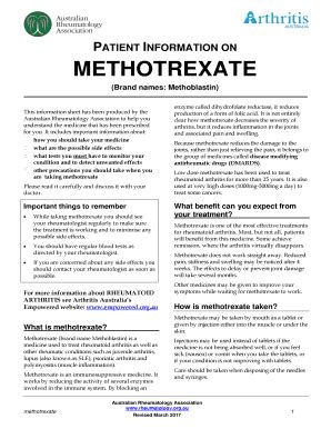 Fillable Online rheumatology org Australian Rheumatology Association to ...