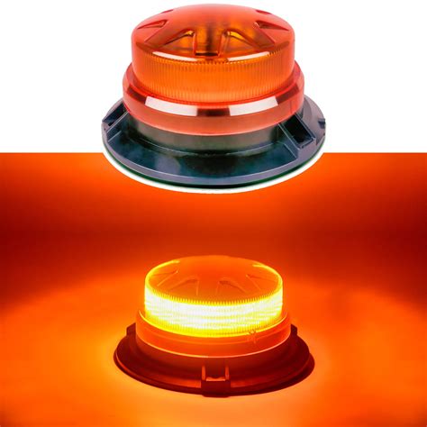 Buy Amber Led Emergency Strobe Beacon Lights Bar with Magnetic and 8 ...