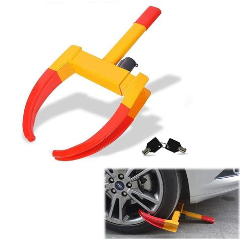 Praxon Anti Theft Protective Adjustable Car Wheel Lock Security Tyre ...